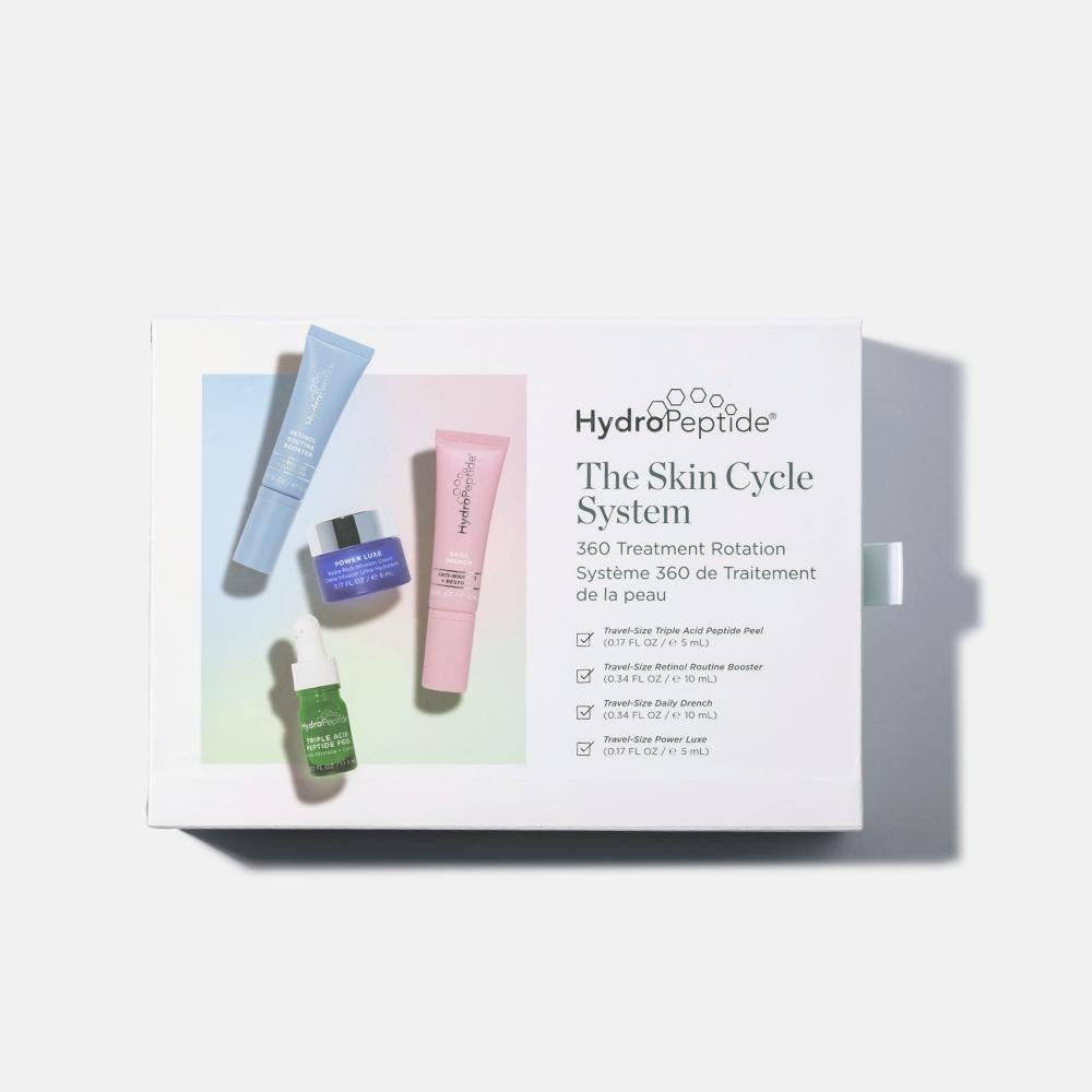 Набір із бестселерами бренду HydroPeptide The Skin Cycle System 360 Treatment Rotation