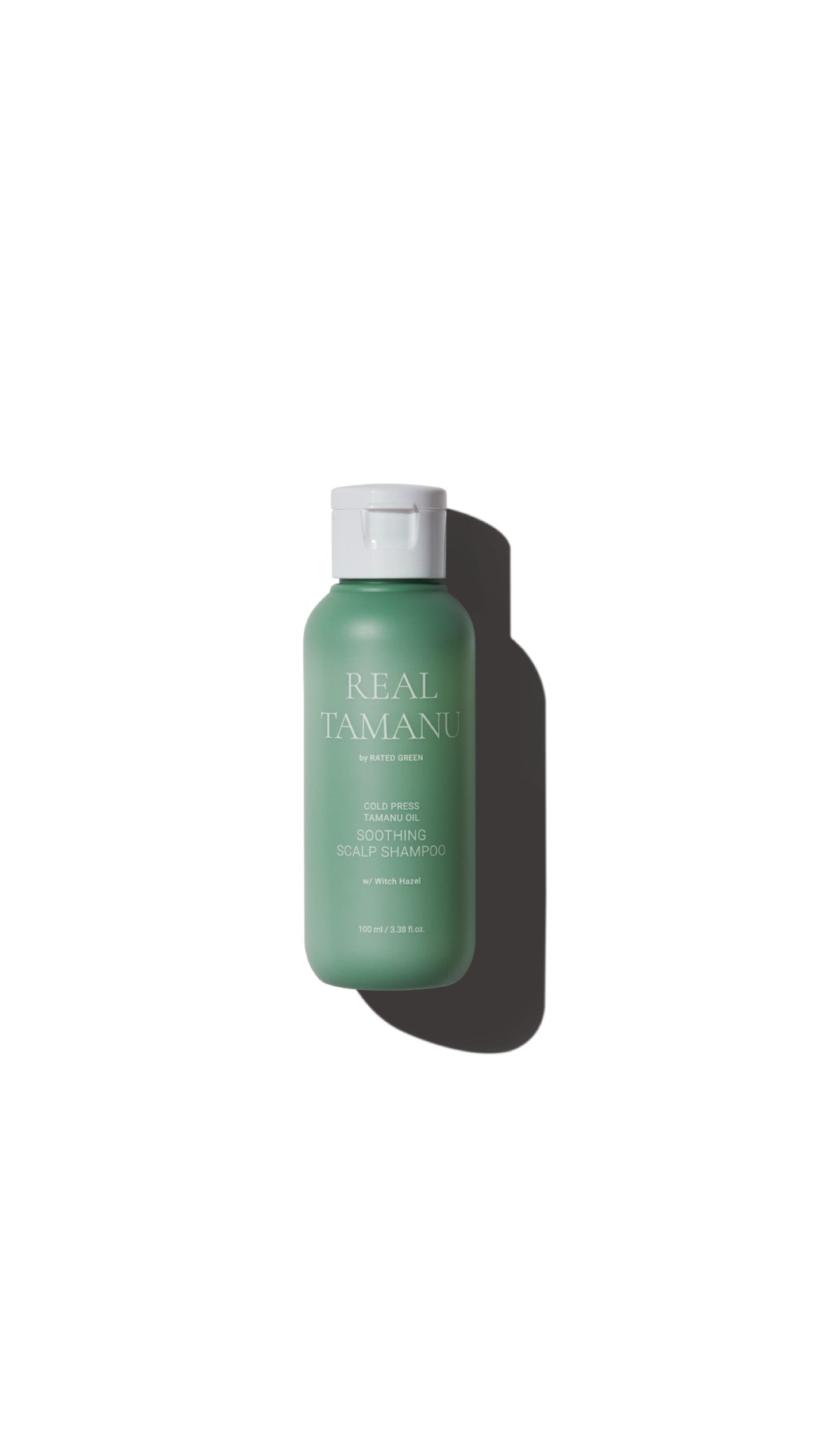 міні Заспокійливий шампунь для волосся з маслом таману RATED GREEN REAL TAMANU TAMANU OIL SOOTHING SCALP SHAMPOO 100ML