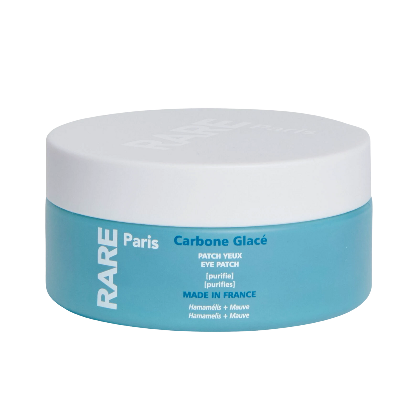 Патчі для контуру очей проти набряків Carbone Glace з гамамелісом та екстрактом мальви , 30 пар Rare Paris