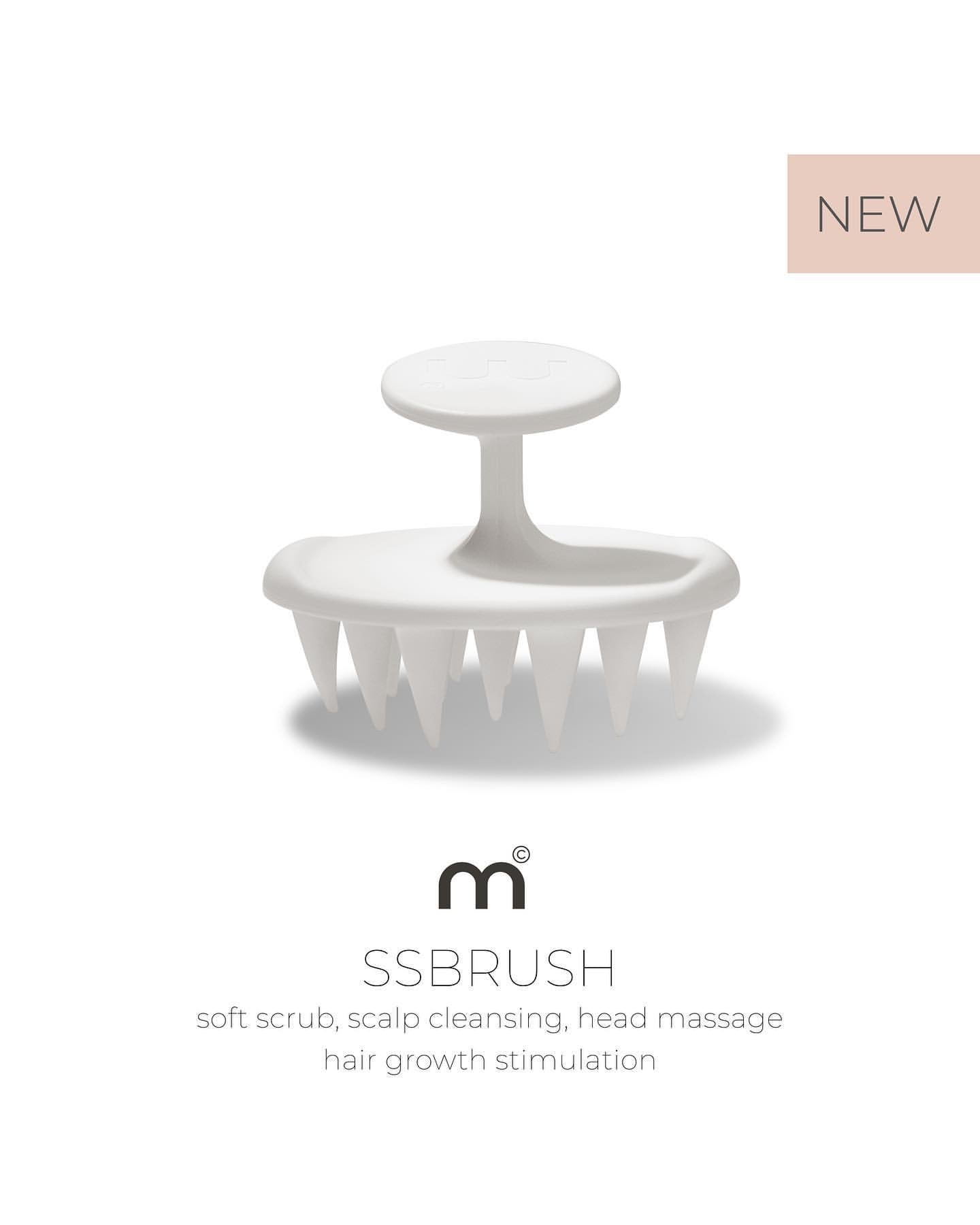 Силіконова щіточка для очищення шкіри голови SSBrush mon mou
