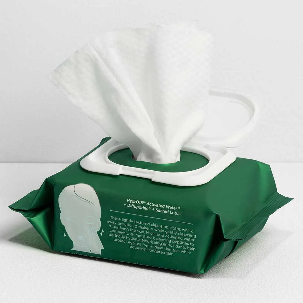 HydroActive Cleanse Micellar Facial Cloths – Міцелярні серветки для обличчя HydroPeptide  30  шт