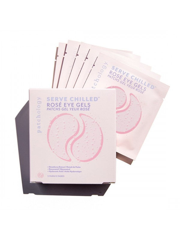 Освіжаючі патчі з екстрактом троянди Rosé Eye Gel - 5 Pairs Patchology