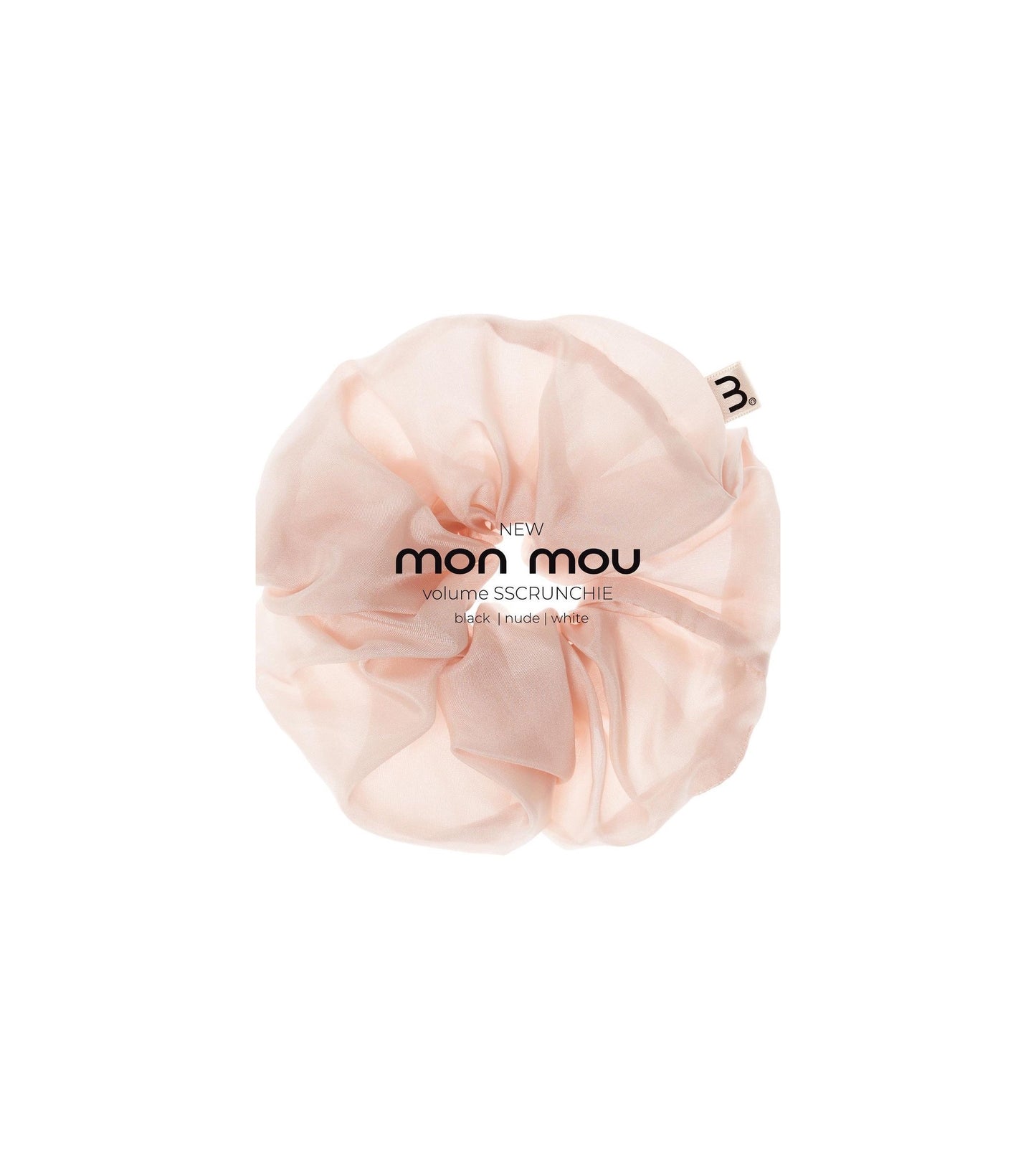 Volume Silk Scrunchies Супер об'ємна резинка з натурального шовку Mon Mou