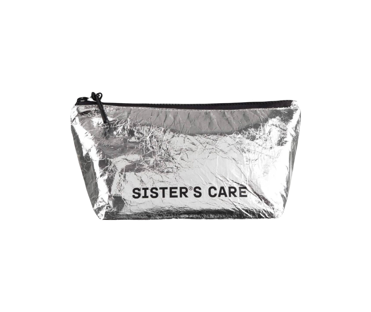 SISTER’S CARE COSMETIC BAG BLACK Косметичка для зберігання Sister's Aroma, сріблястий і чорний