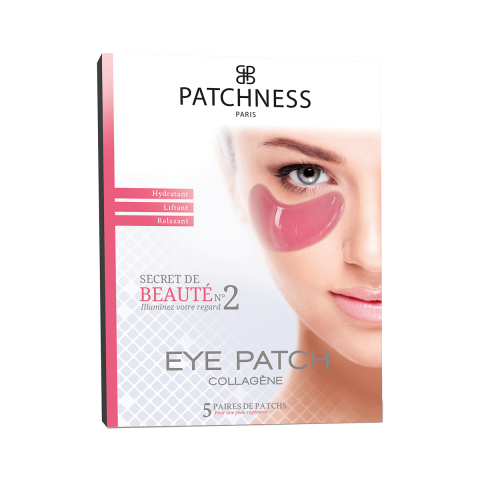 Eye Patch Pink Підтягуючі патчі під очі з колагеном Patchness  5  шт