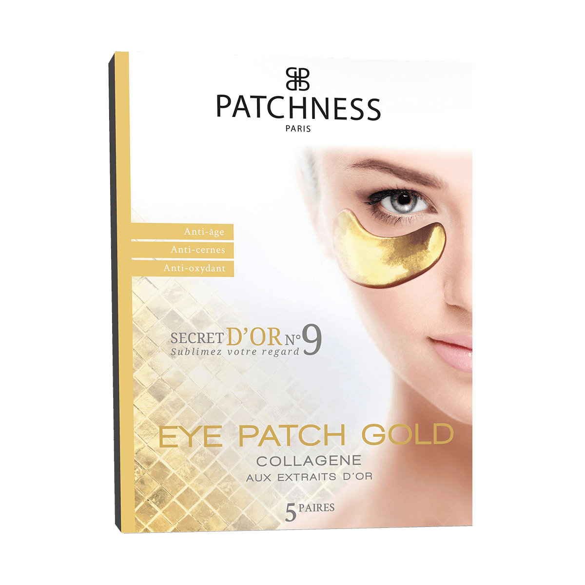 Eye Patch Gold Антивікові патчі під очі з екстрактом золота Patchness  5  шт