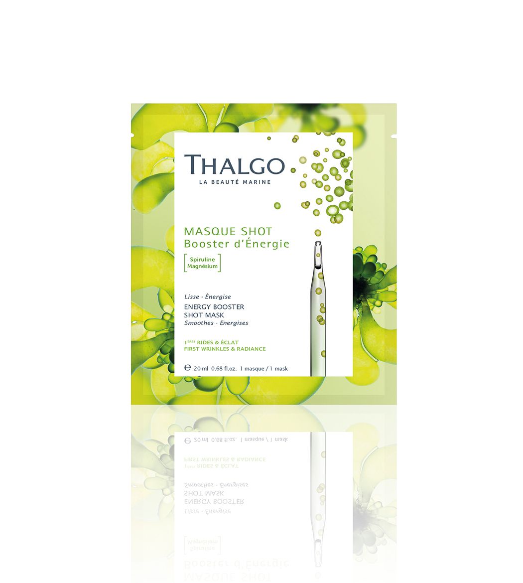 Маска енергетична симулююча активна еко спіруліна, Energy Booster shot mask Thalgo 20 ml