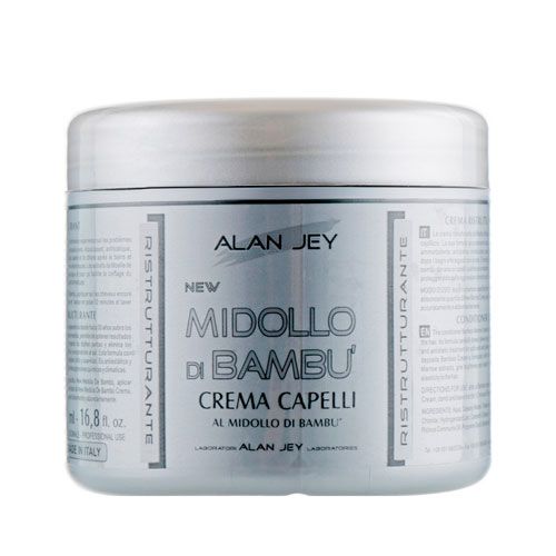 Крем-бальзам для волос с вытяжкой бамбука Alan Jey Crema Capelli Al Midollo Di Bambu Orising 500 ml