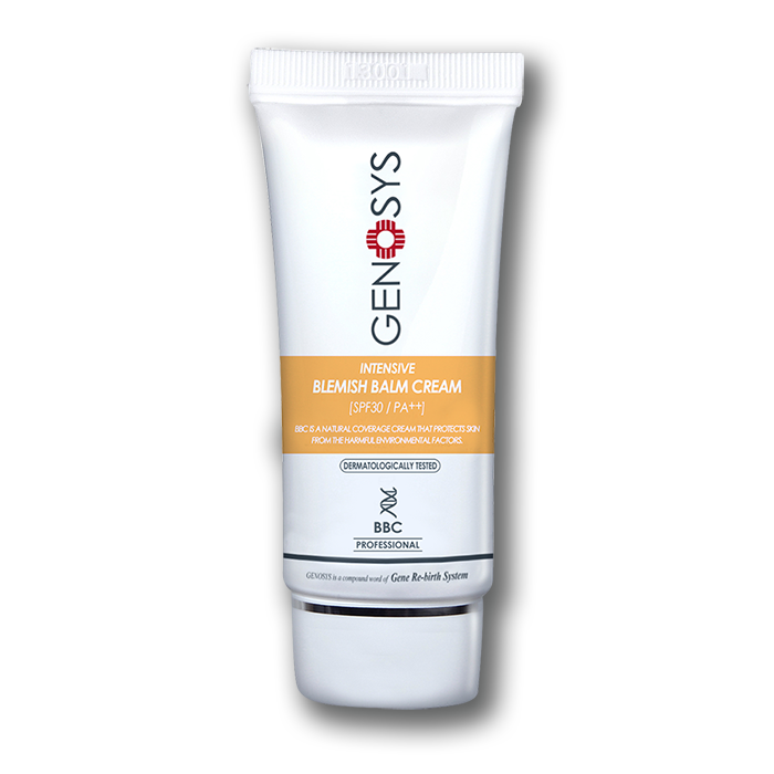 Intensive Blemish Balm Cream SPF30 Сонцезахисний матуючий інтенсивний BB крем для обличчя Genosys 50 g