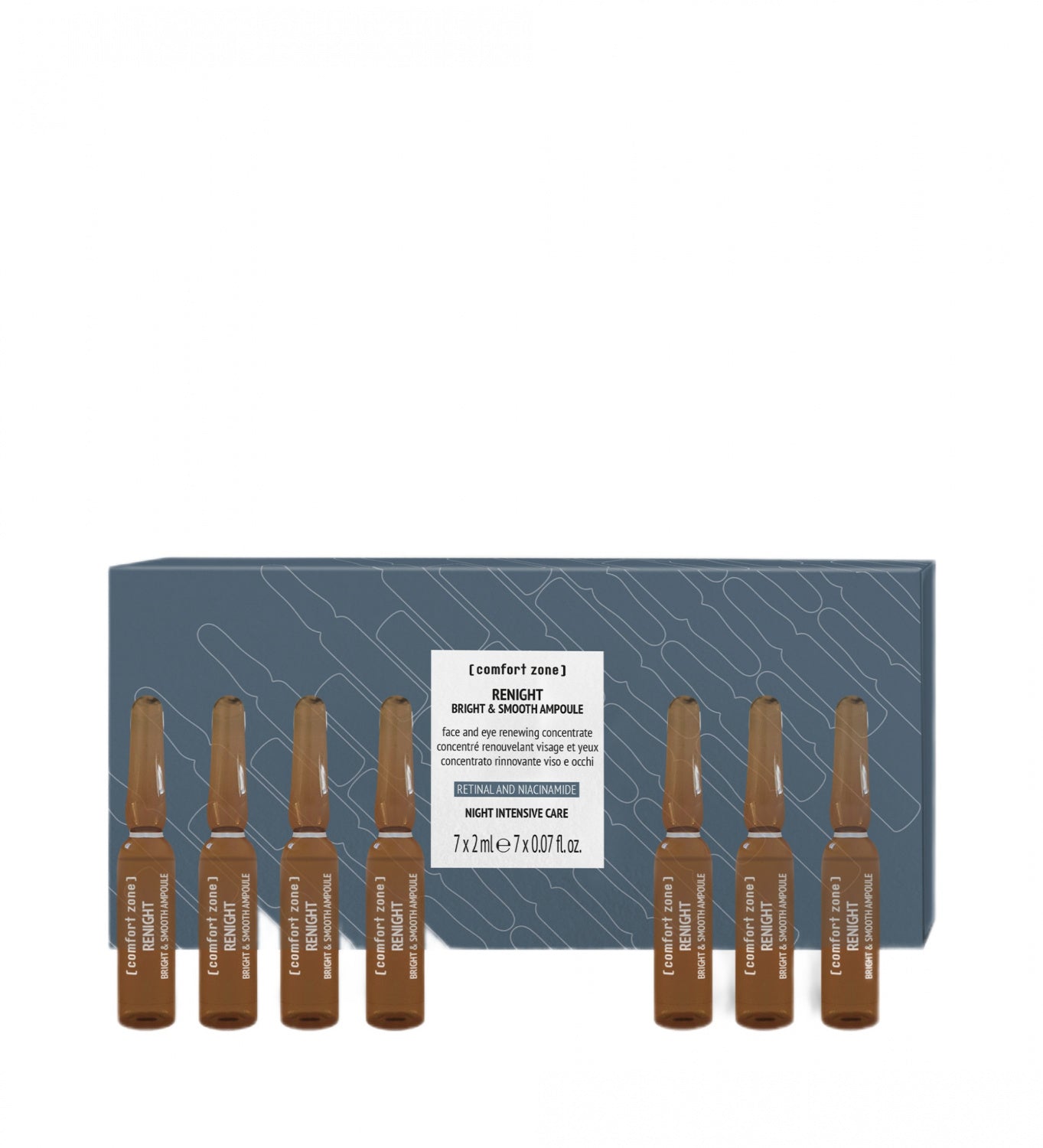 Renight Bright&Smooth Ampoule Ампули Renight «Сяяння та гладкість» Comfort Zone 7х2мл