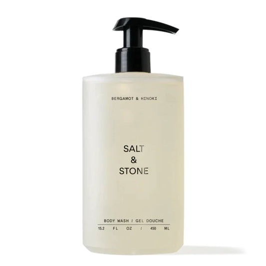 Антиоксидантний гель для душу з ароматом бергамоту та хінокі SALT & STONE, 450 ml