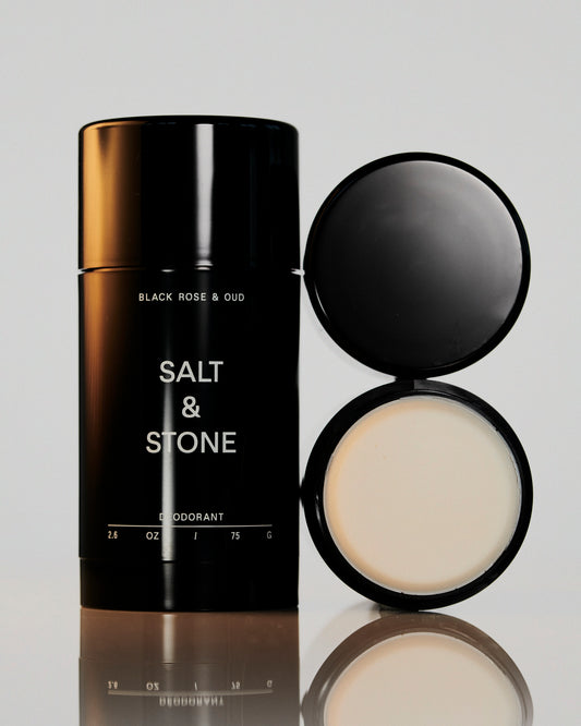 Натуральний дезодорант з ароматом чорної троянди та уда SALT & STONE, 75 g