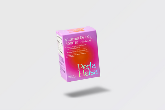 Вітамін D3 MATCH 5000 IU + K2 75 mcg Perla Helsa