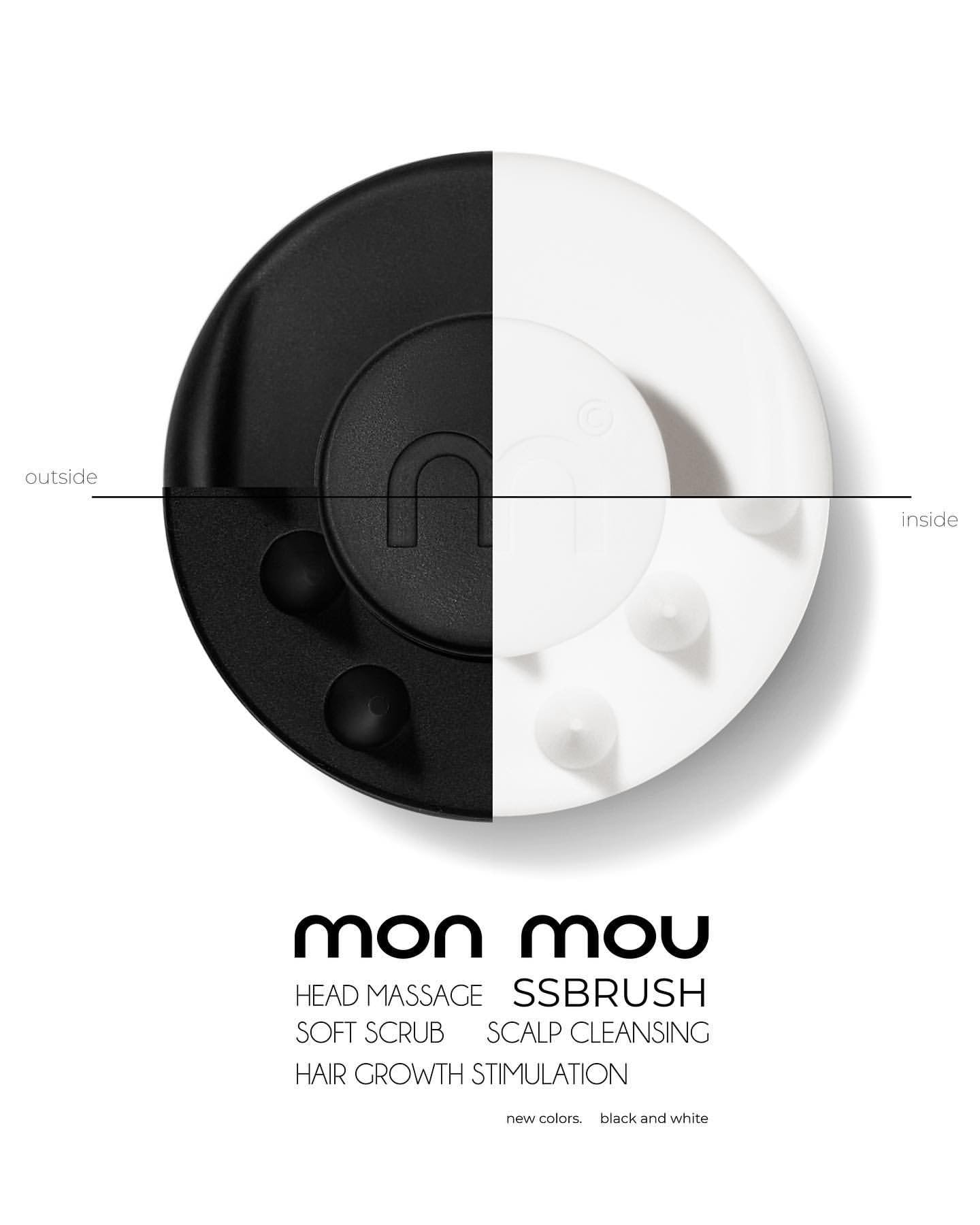 Силіконова щіточка для очищення шкіри голови SSBrush mon mou