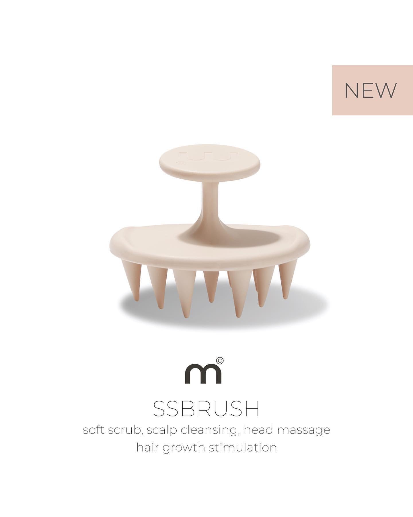 Силіконова щіточка для очищення шкіри голови SSBrush mon mou