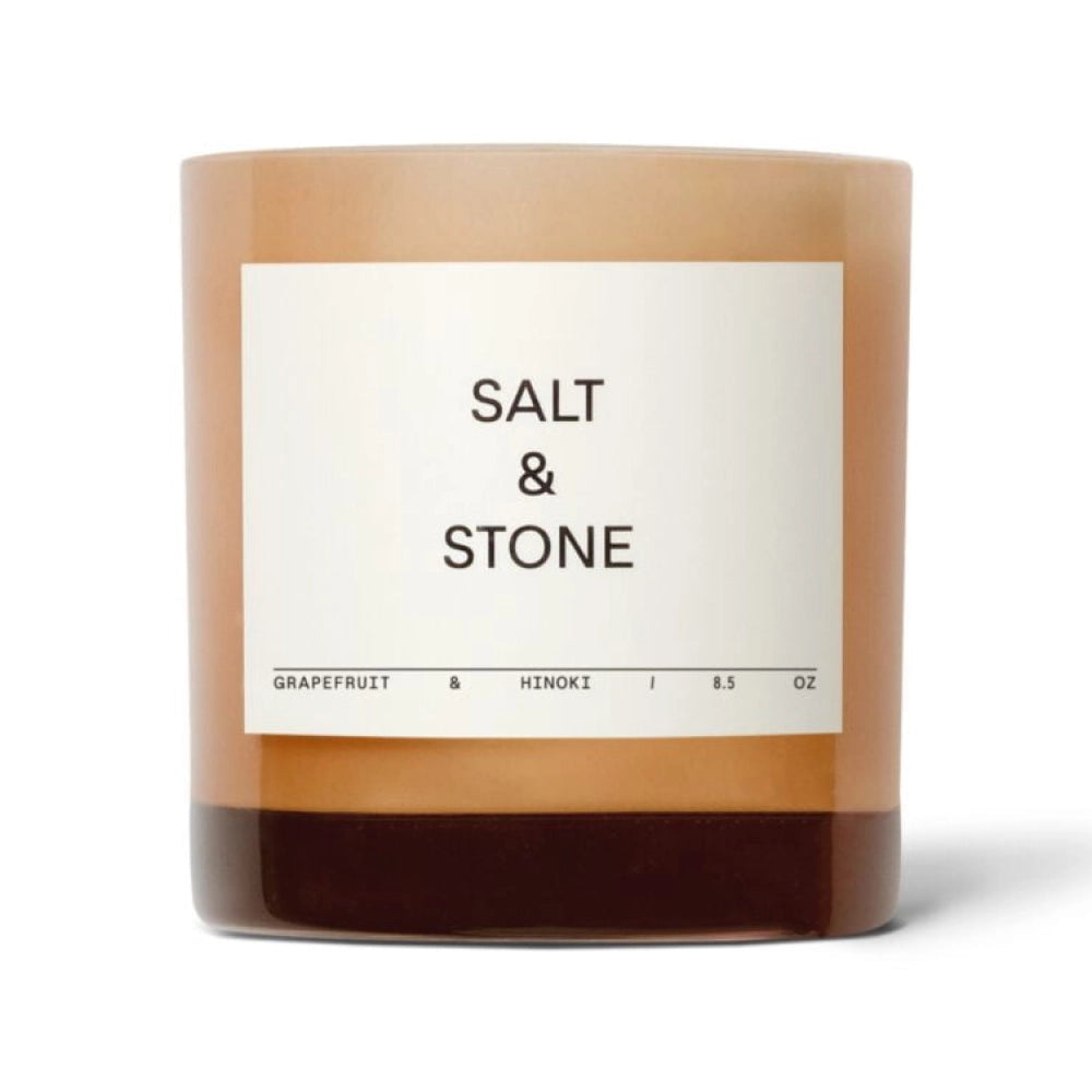 Соєва свічка з ароматом грейфрута та хінокі Candle Grapefruit & Hinoki   240g SALT & STONE