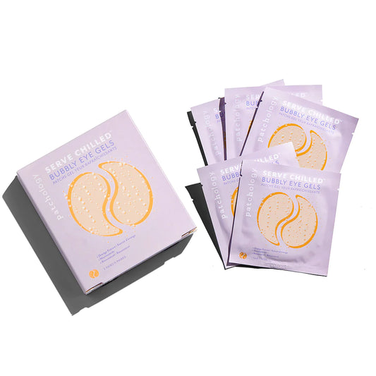 Освітлювальні патчі для миттєвого сяйва  Serve Chilled Bubbly Eye Gels - 5 Pairs  Patchology