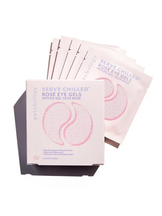 Освіжаючі патчі з екстрактом троянди  Rosé Eye Gel - 5 Pairs  Patchology