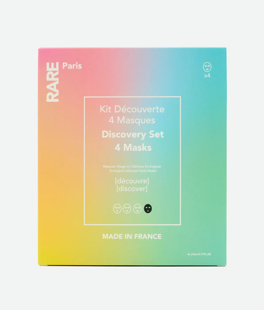 Набір з чотирьох масок для обличчя RARE Paris Box of 4 Face Mask