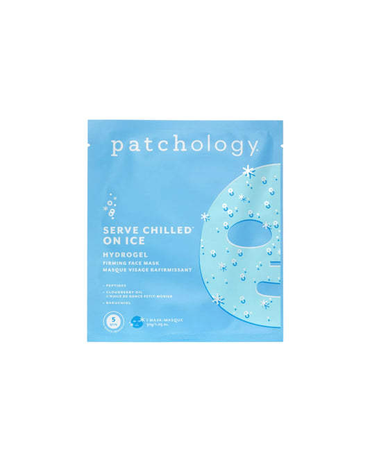 Охолоджуюча та зміцнююча гідрогелева маска  Iced Hydrogel Mask1 piece   Patchology