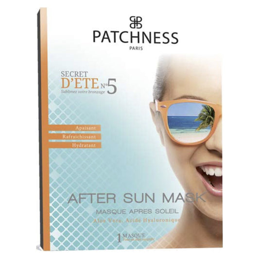 Mask After SunЗволожуюча маска для обличчя після засмаги з алое віра Patchness