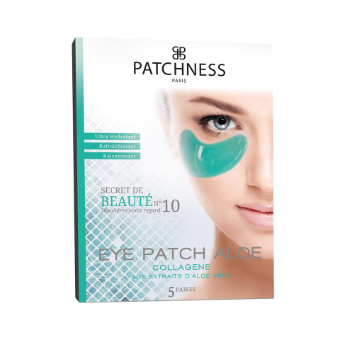 Eye Patch Aloe Зволожуючі патчі під очі з алое віра Patchness  5  шт