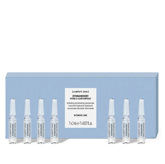 Hydramemory Hydra&Glow Ampoule Ампули для обличчя «Зволоження та сяйво» Comfort Zone 7х2мл