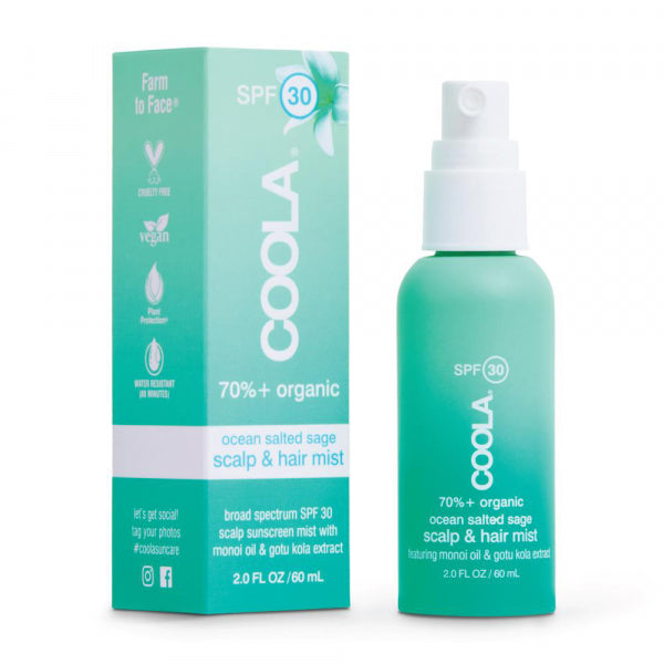 Сонцезахисний спрей для шкіри голови та волосся SPF 30 Coola  60  ml