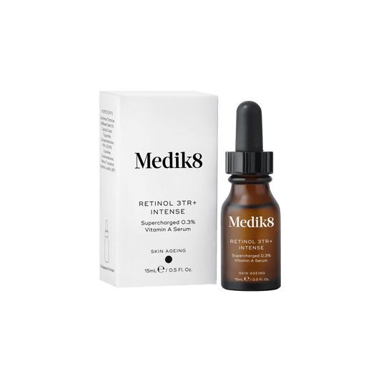 Retinol 3TR Intense – нічна інтенсивна сироватка з ретинолом 0,3% Intelligent Retinol 6TR – нічна інтенсивна сироватка з ретинолом 0.6% Medik8 15 ml